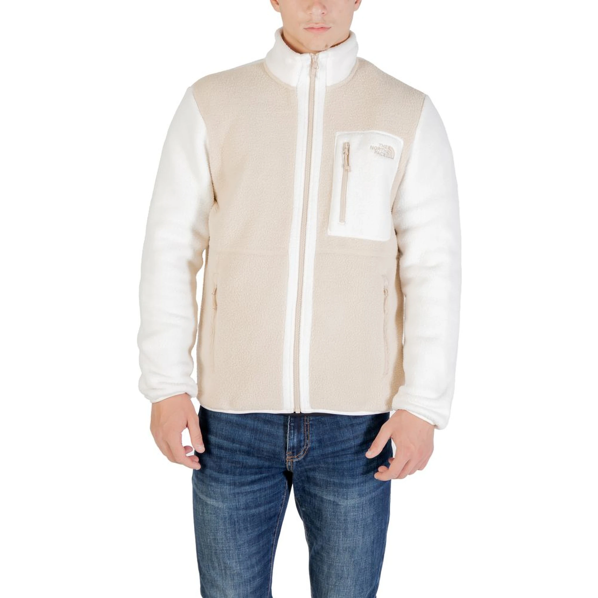 Beige Polyester Sweatshirt