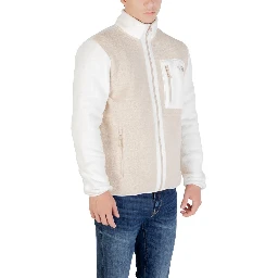 Beige Polyester Sweatshirt
