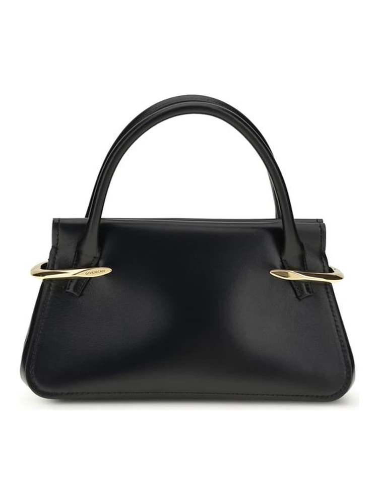 Black Calf Leather Bos Taurus Handbag
