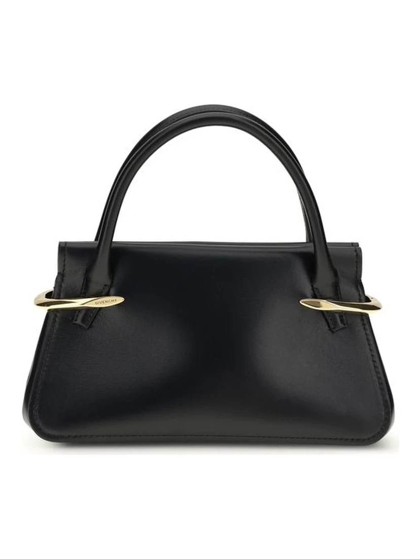 Black Calf Leather Bos Taurus Handbag