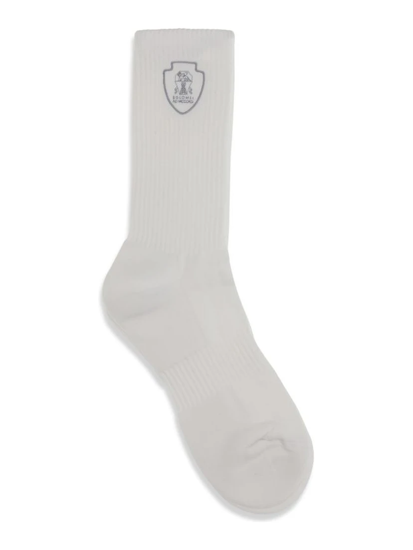 White Cotton Socks