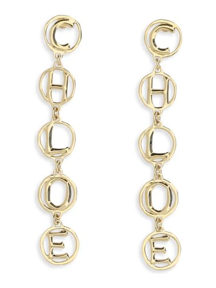 Gold Brass Earrings