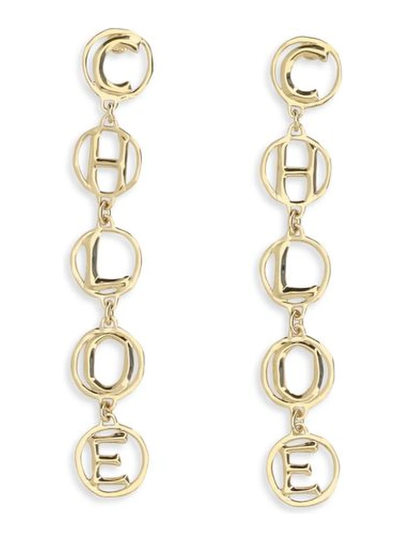Gold Brass Earrings