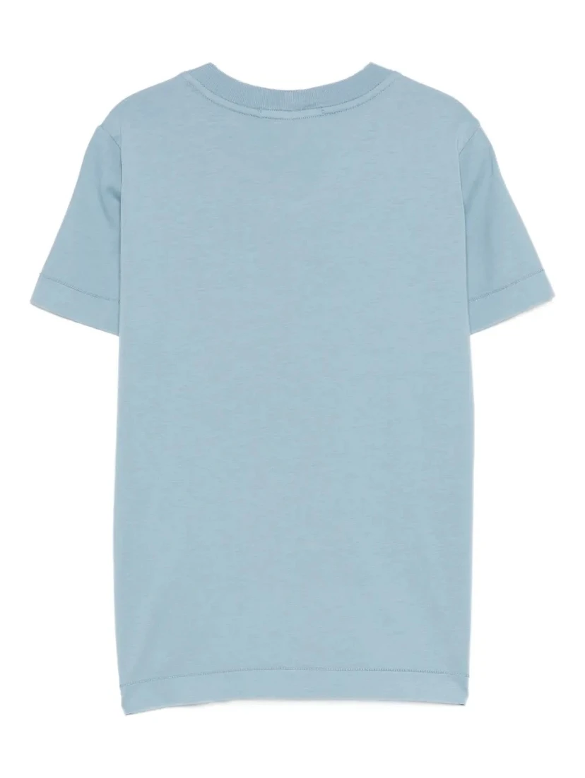 STONE ISLAND KIDS T-shirts and Polos Clear Blue