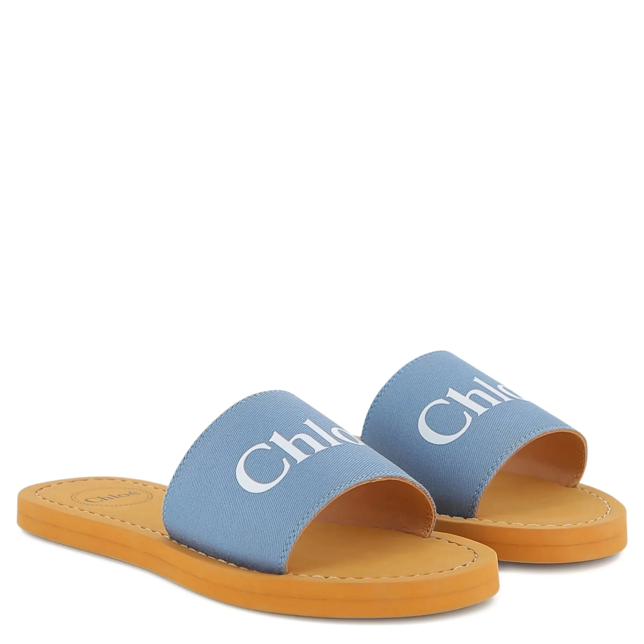 Chloè Sandals Clear Blue
