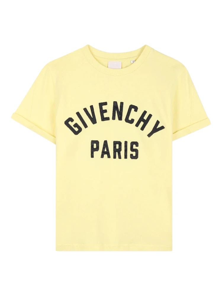 GIVENCHY KIDS T-shirts and Polos Yellow