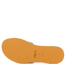 Chloè Sandals Clear Blue