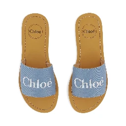 Chloè Sandals Clear Blue