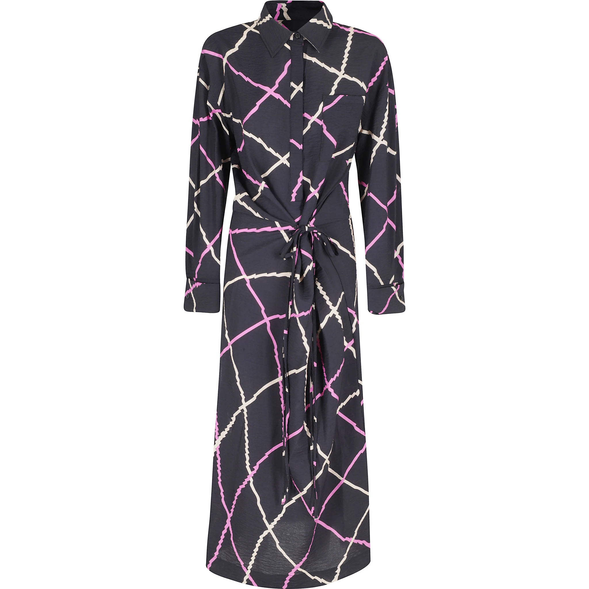 FLOUNCED DRESS