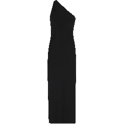 ONE SHOULDER LONG DRESS W SIDE SLIT