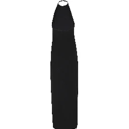 HALTER LONG DRESS W SIDE SLIT