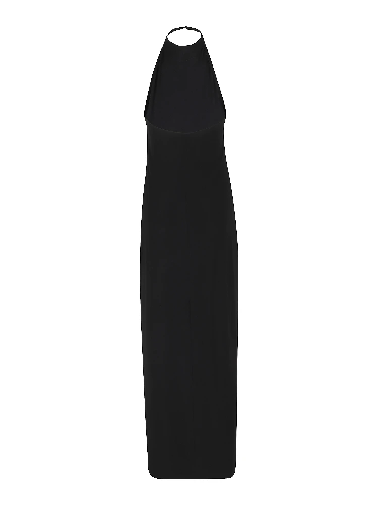 HALTER LONG DRESS W SIDE SLIT alternative