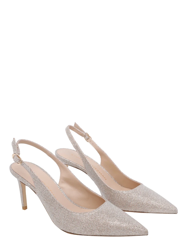 Stuart Weitzman With Heel Silver alternative