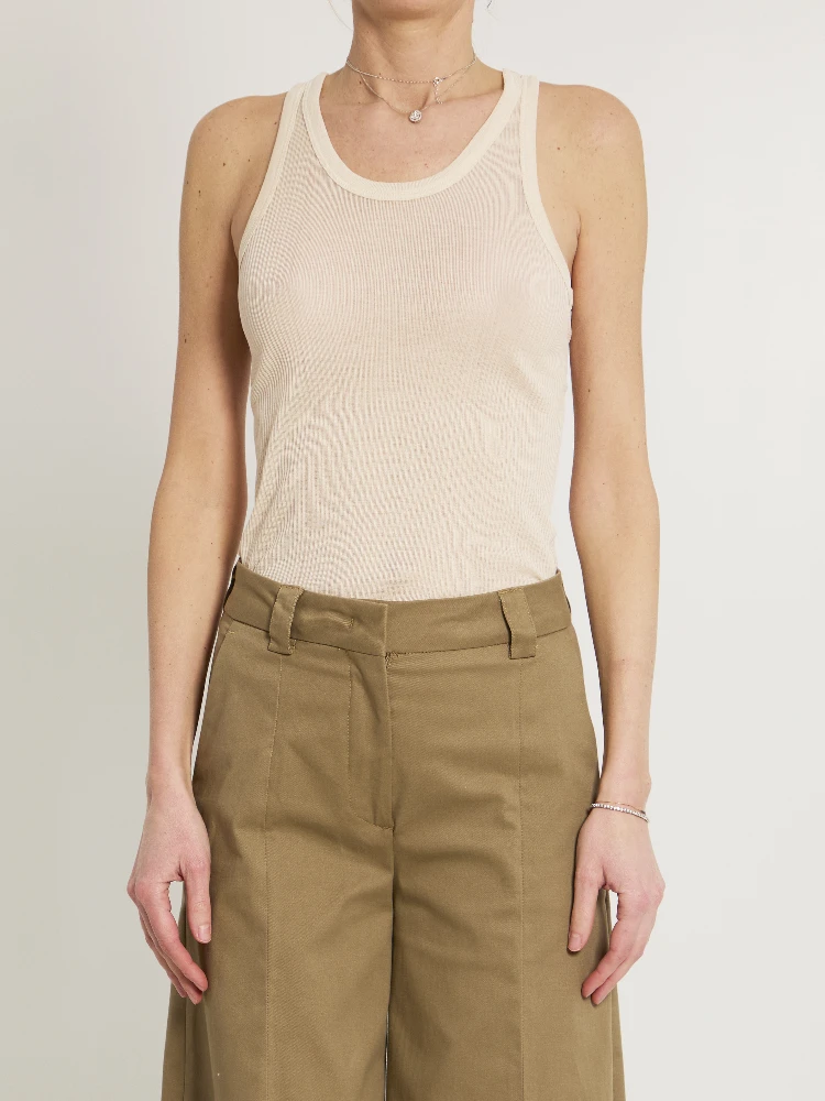 Ribbed tank top