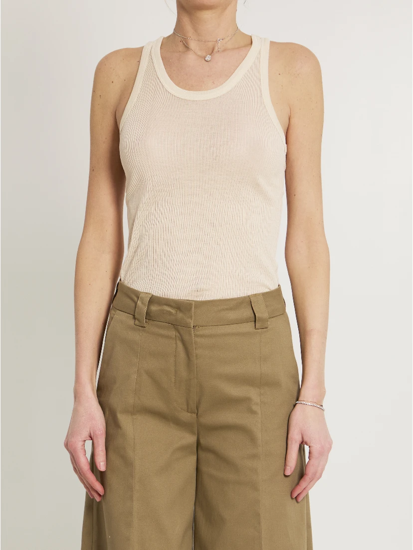 Ribbed tank top