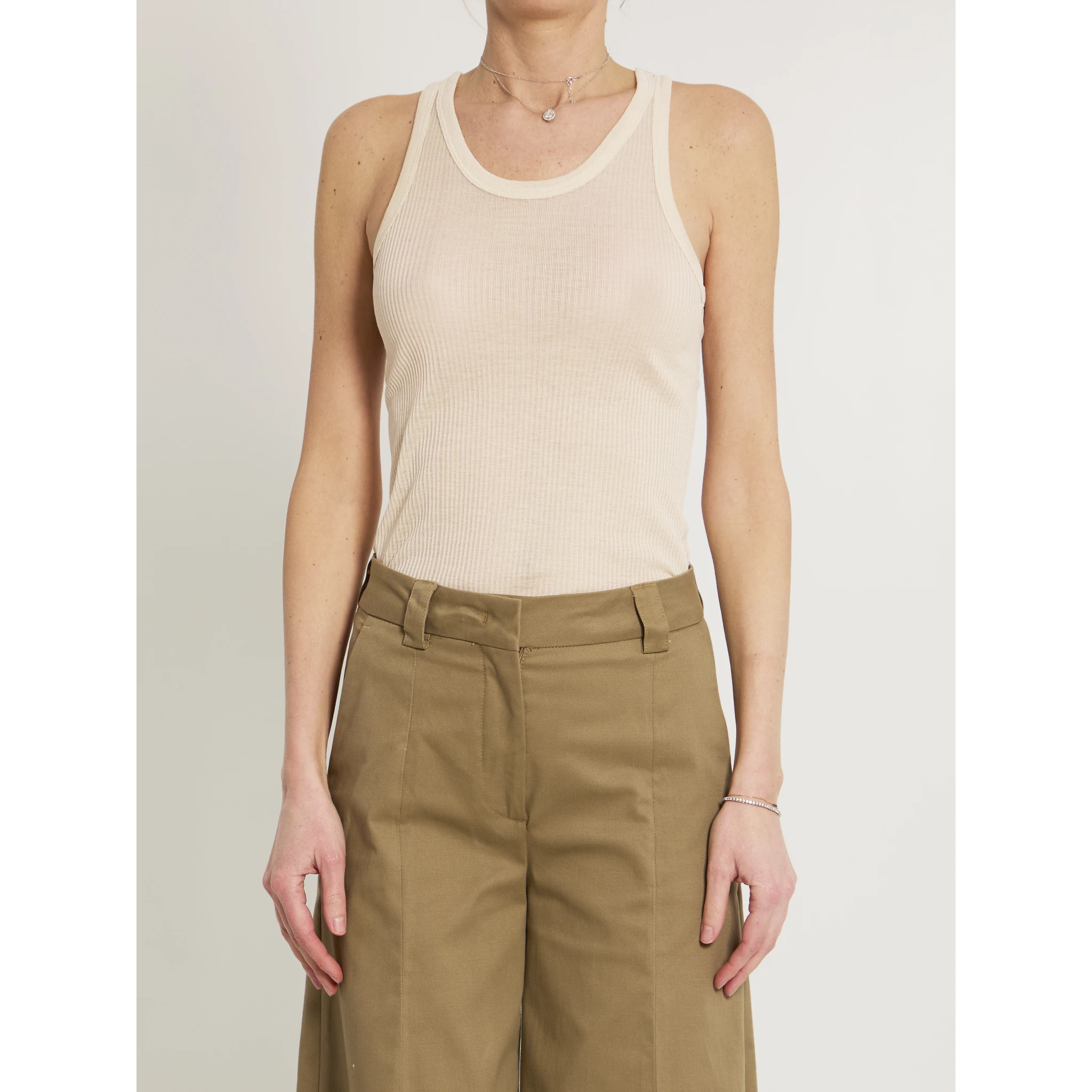 Ribbed tank top