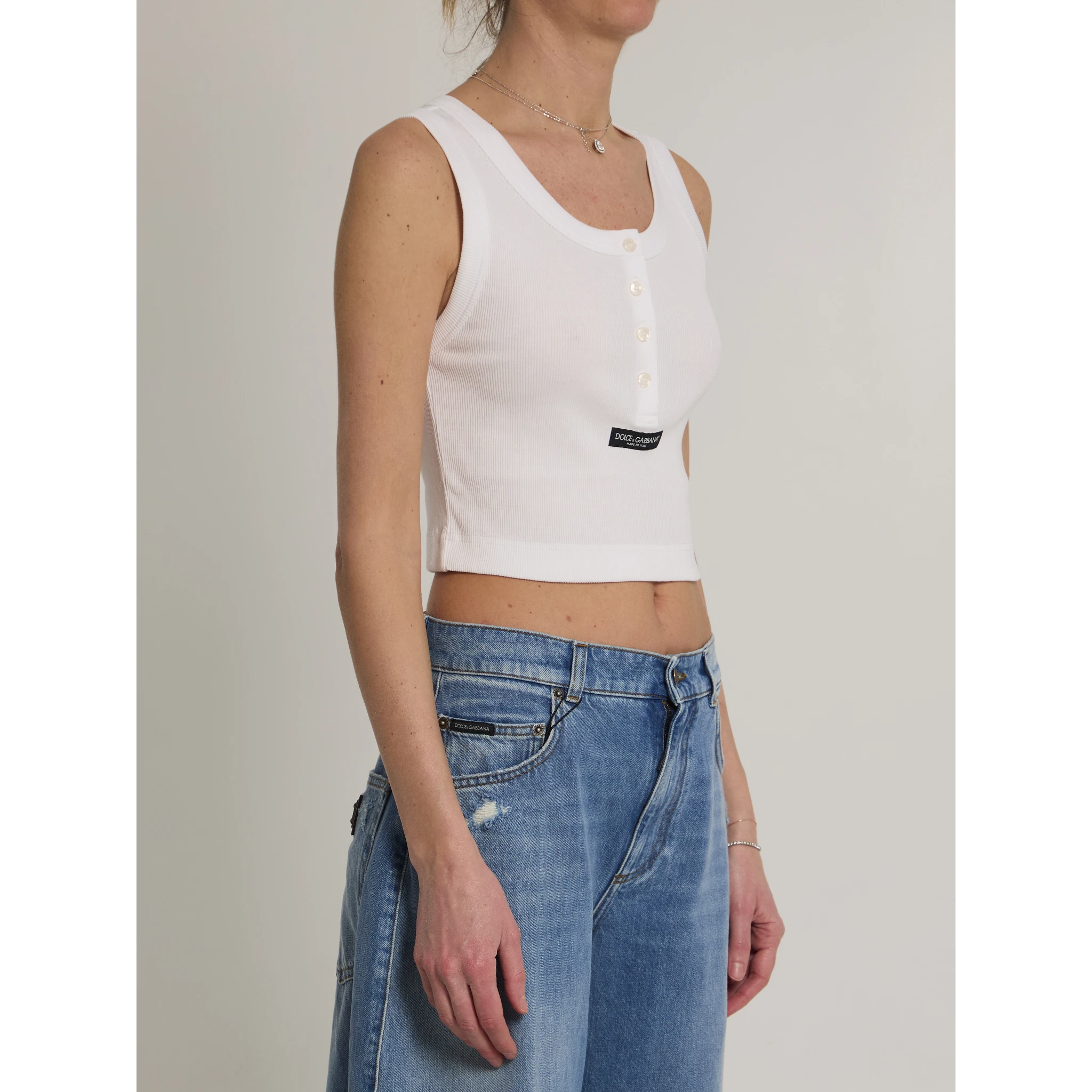 Ribbed tank top