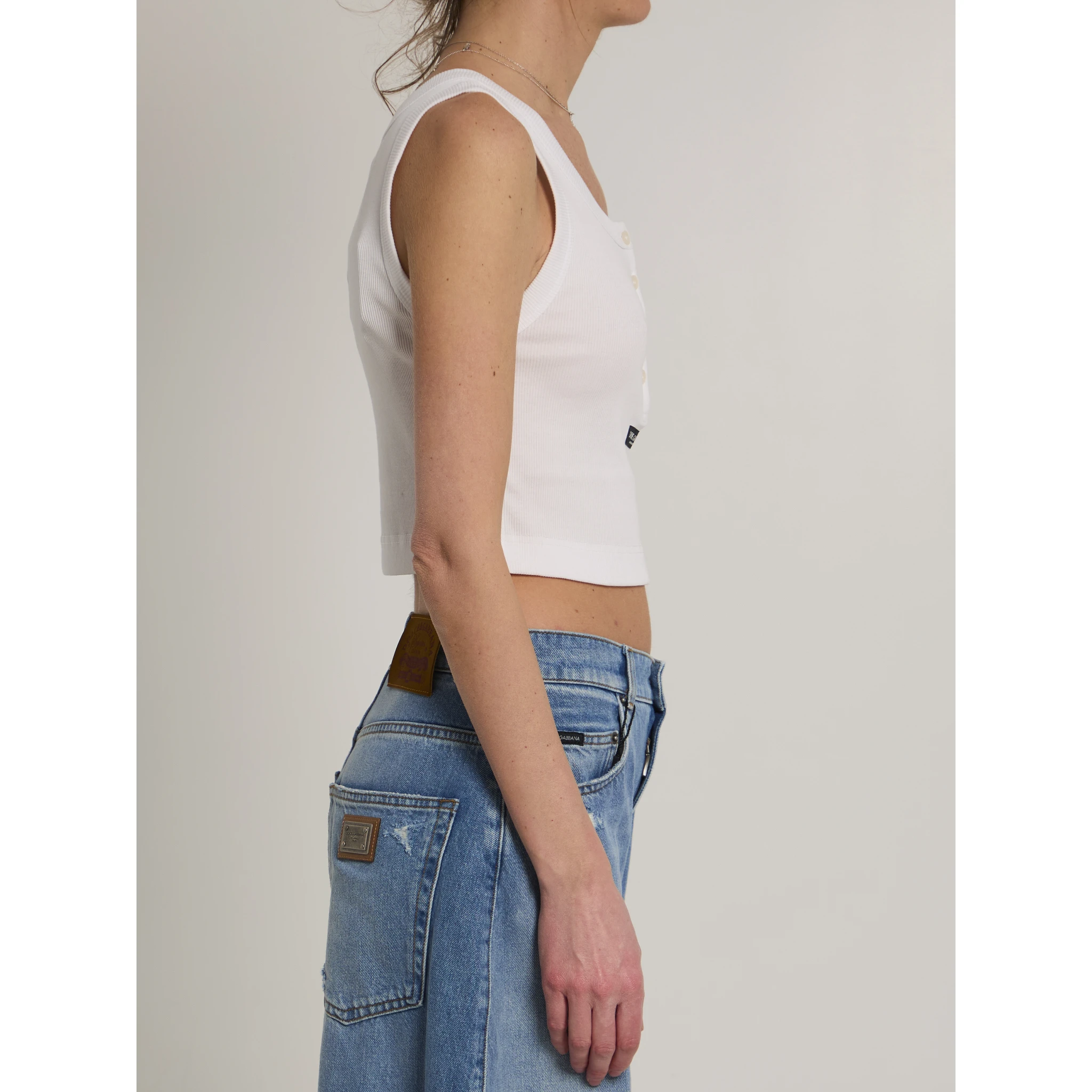 Ribbed tank top