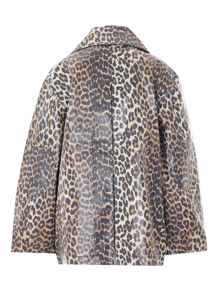 GANNI Jackets Brown alternative