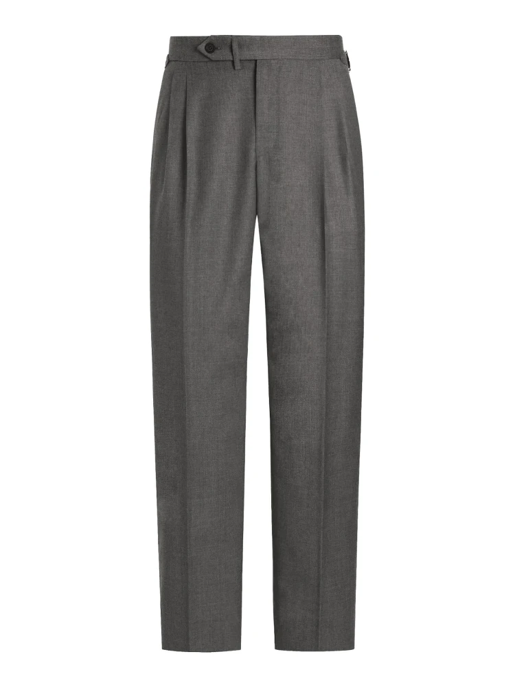 WOOL CANVAS PANTS