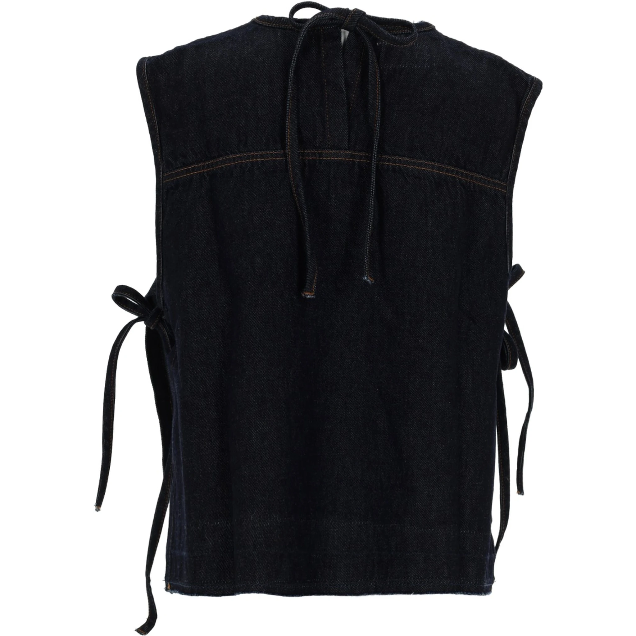 DENIM SLEEVELESS TOP