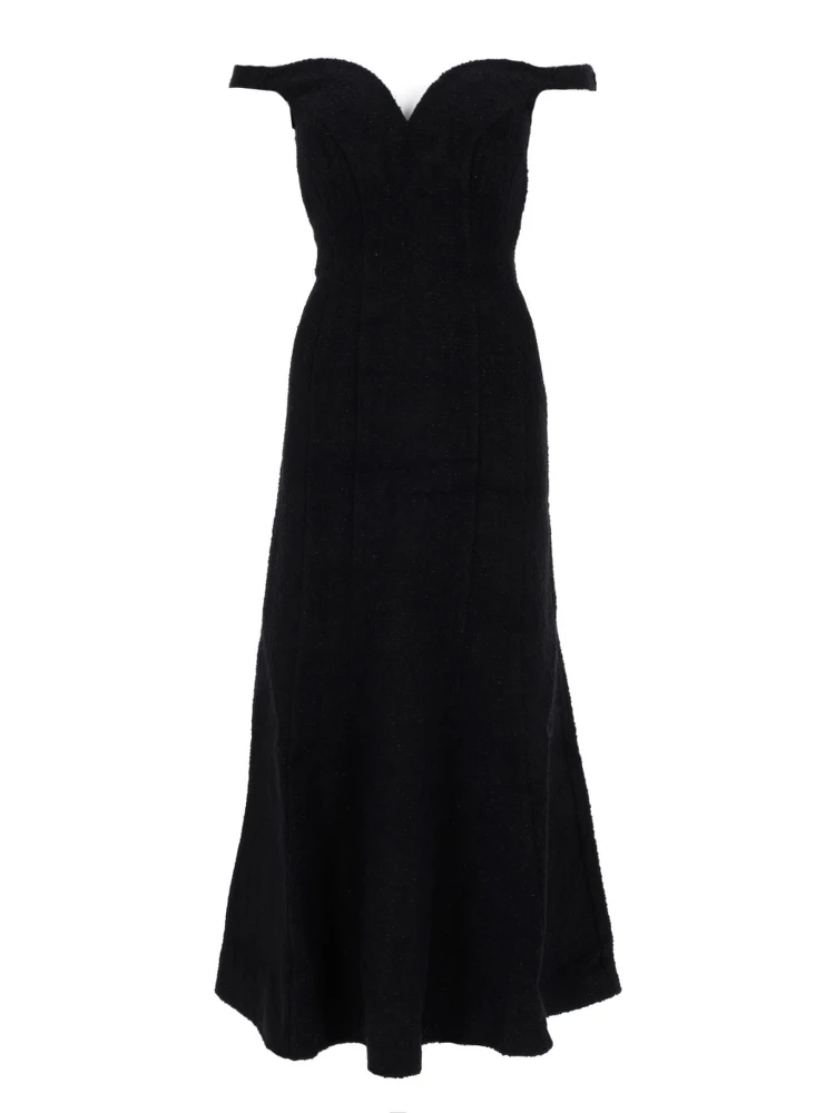 BOUCLE MIDI DRESS