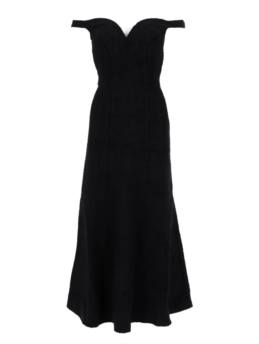 BOUCLE MIDI DRESS