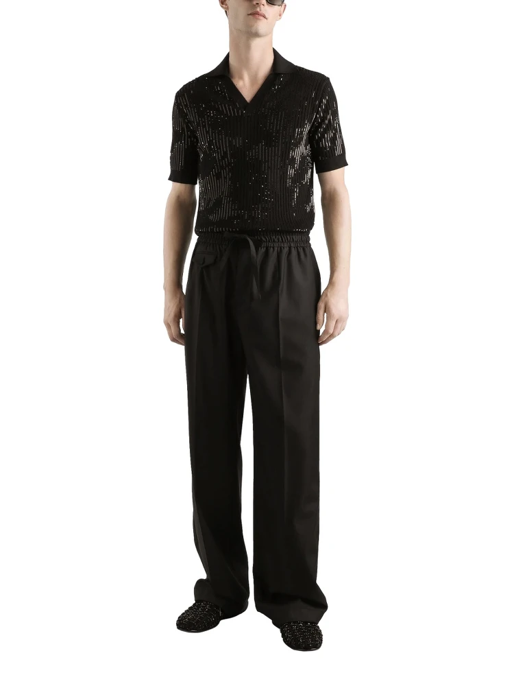 WOOL KNIT JOGGING PANTS alternative