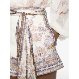 Luna scarf shorts