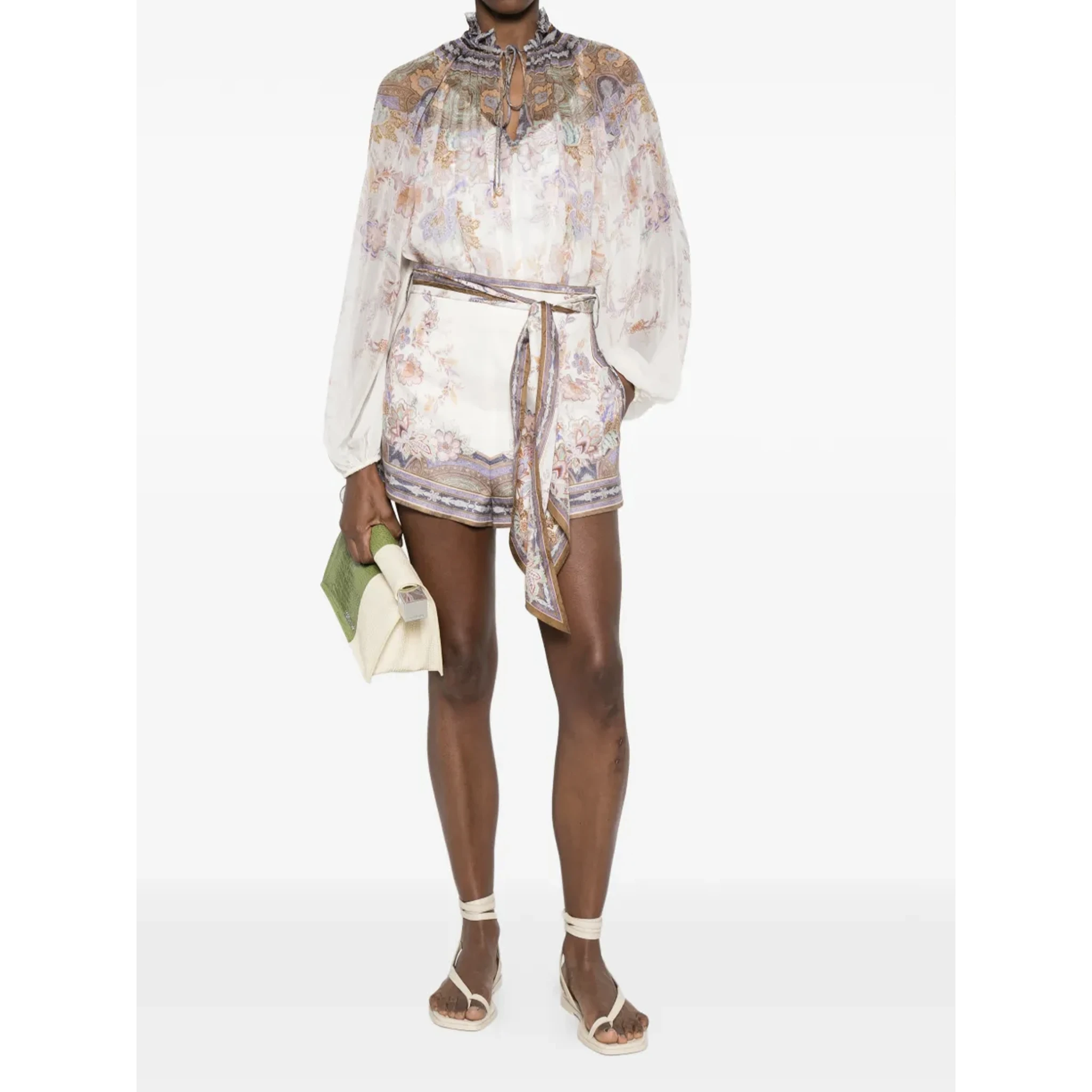 Luna scarf shorts