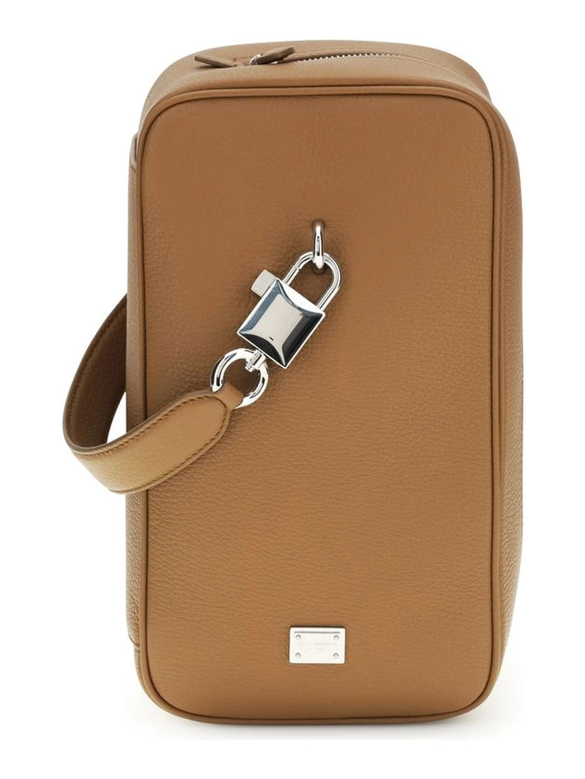 Brown Calf Leather Bos Taurus Handbag
