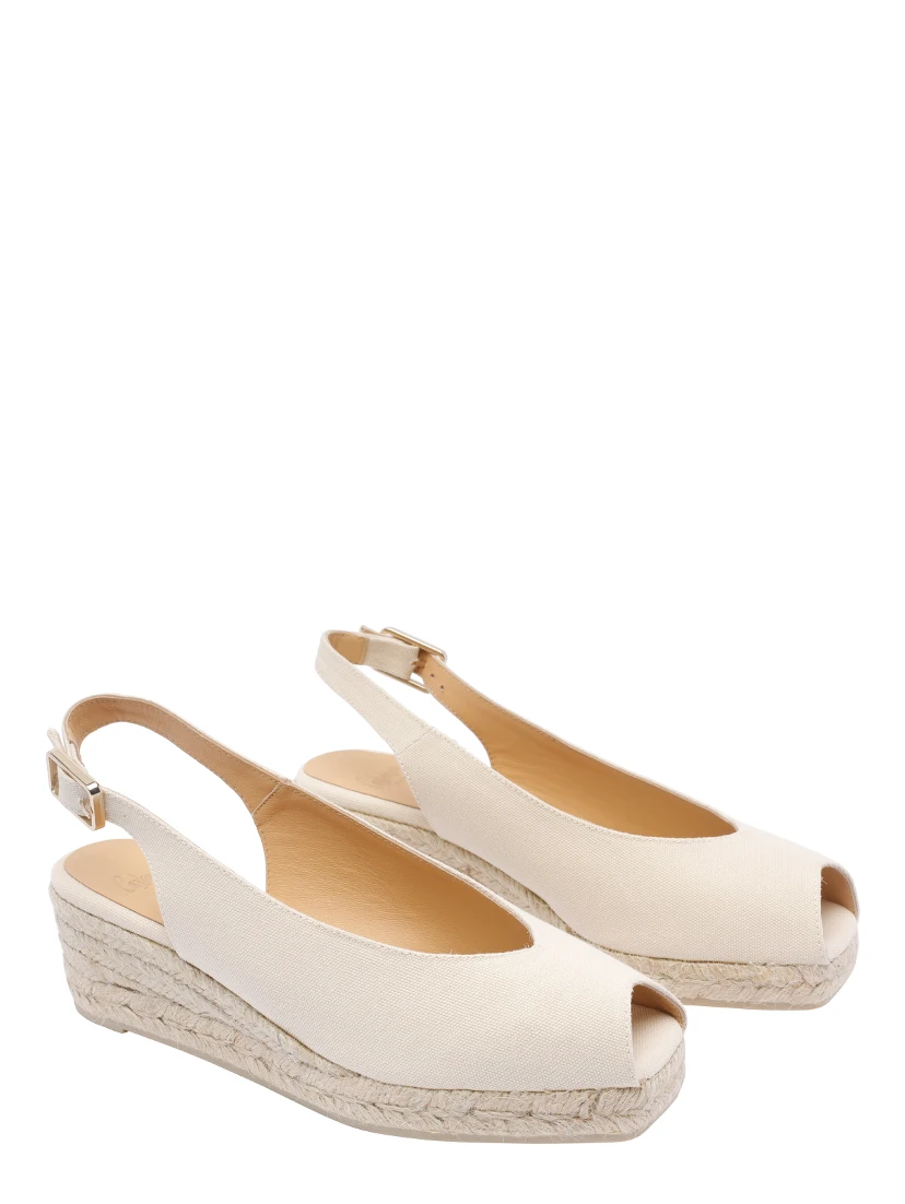 Castaner Sandals White