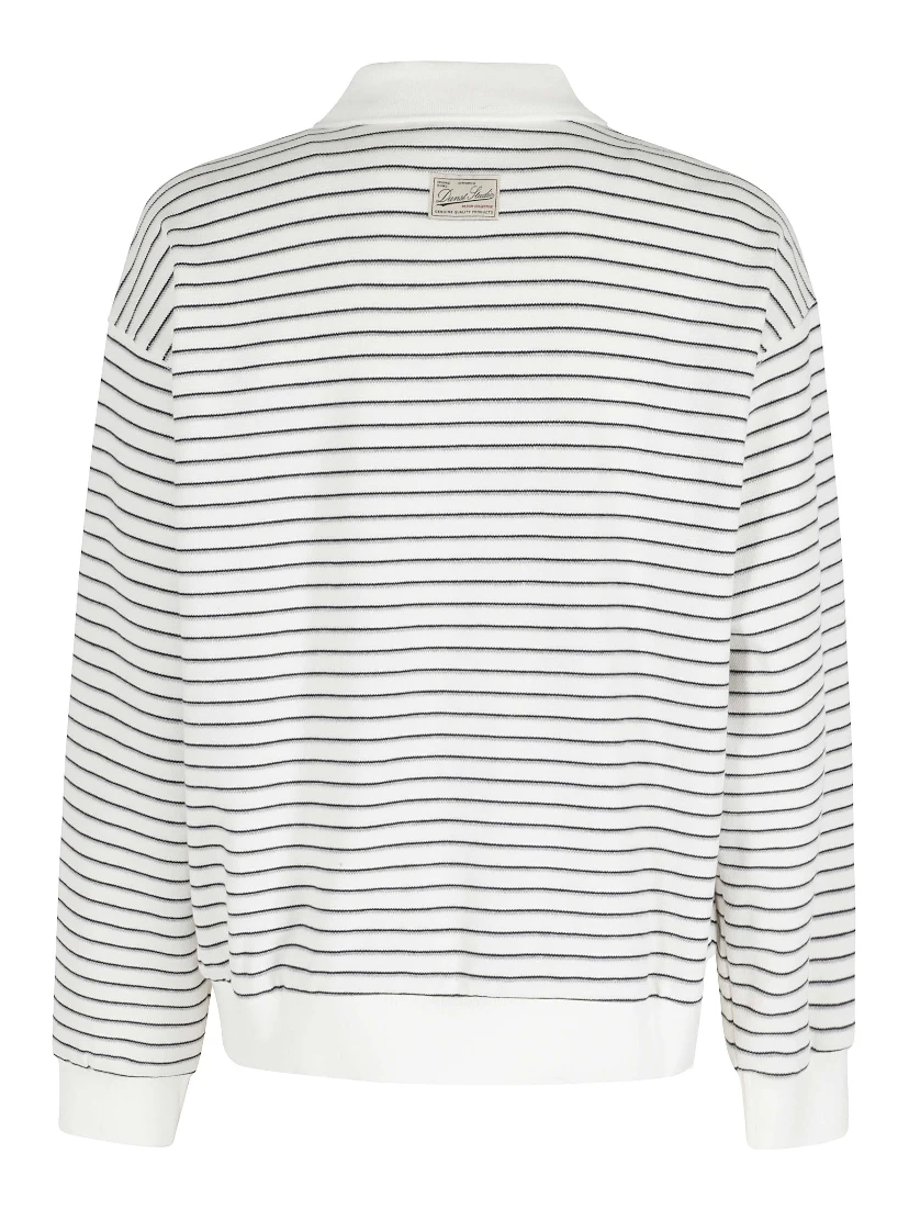 STRIPED COLLARED