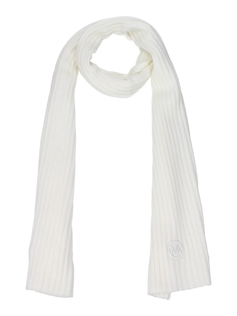 White Polyester Scarf