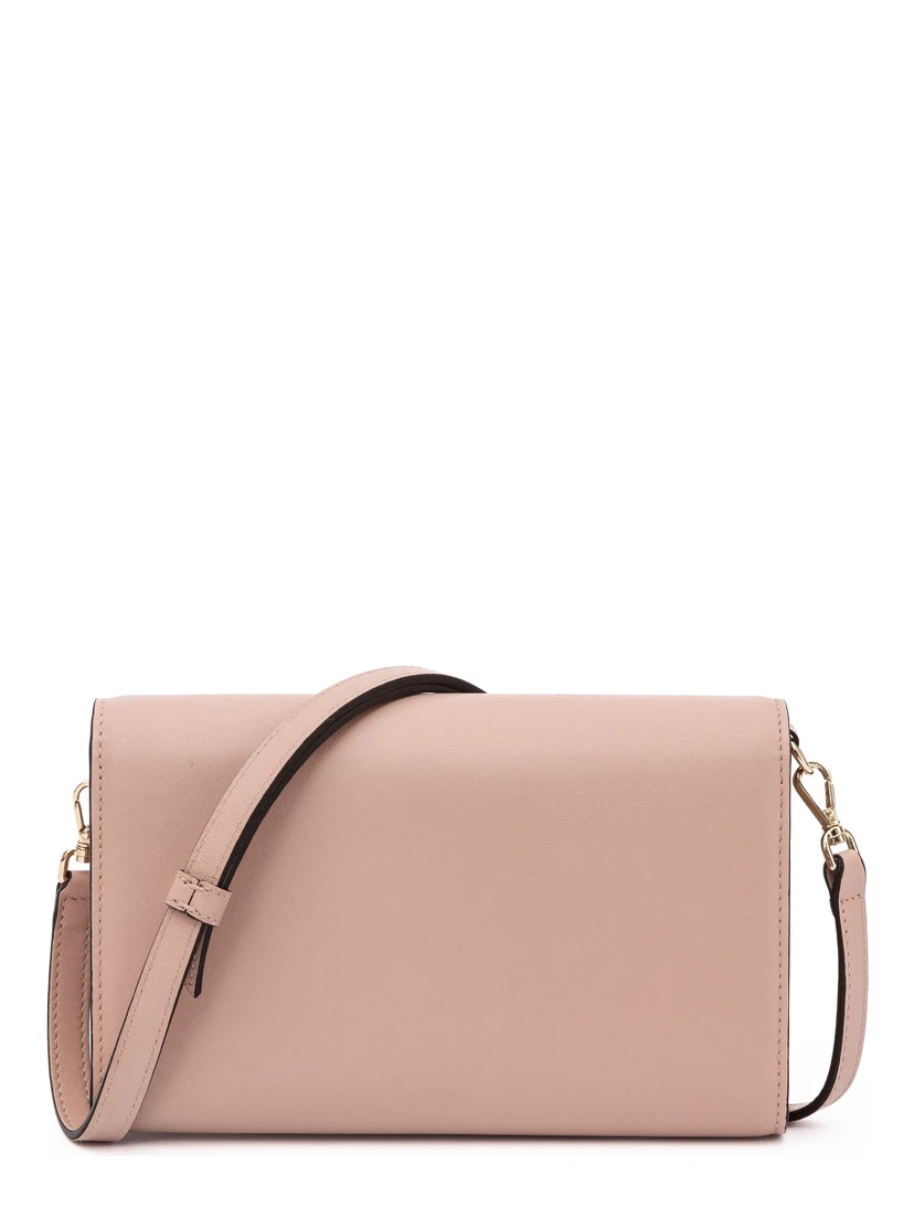 Podwer Pink Avenue Leather Shoulder Strap Bag