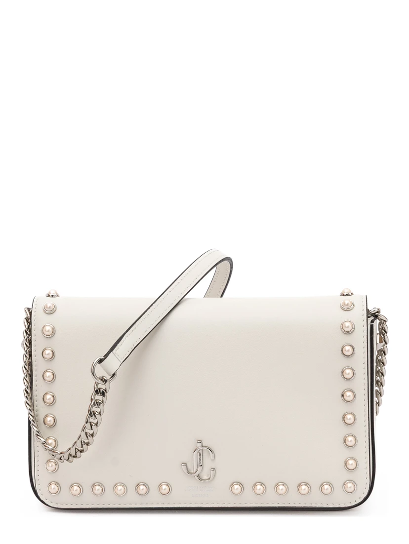 White Leather Crossbody Bag