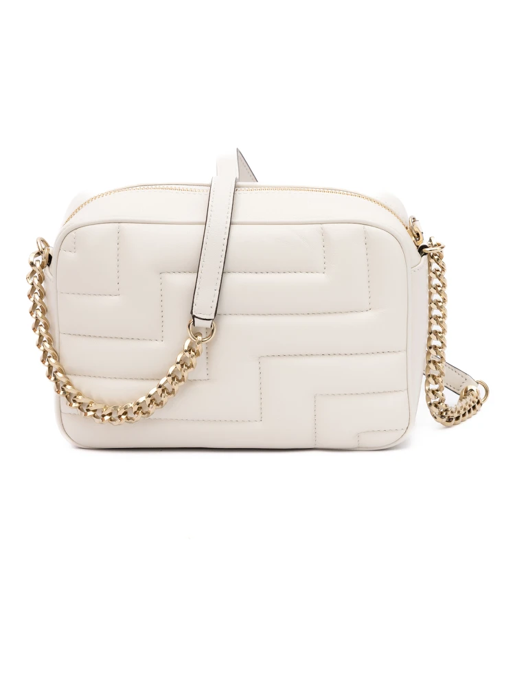 White Leather Avenue Camera Crossbody Bag alternative