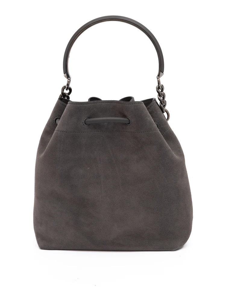 Dark Grey Bon Bon Suede Bucket alternative