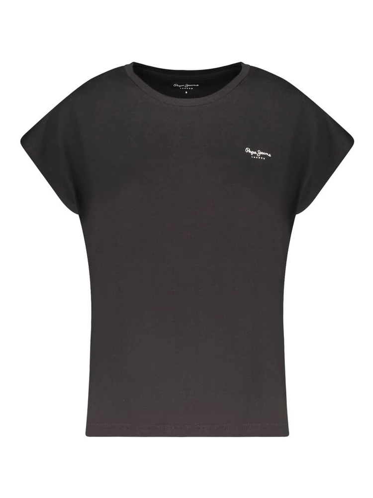Black Cotton T-Shirt
