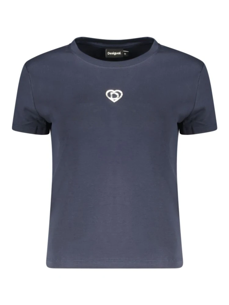 Blue Cotton T-Shirt