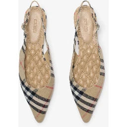 BURBERRY ballet flats
