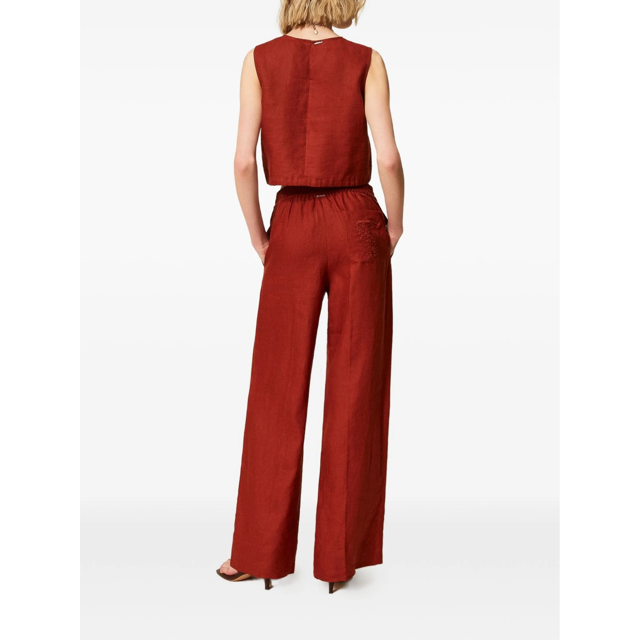 Twin-set Trousers Brown