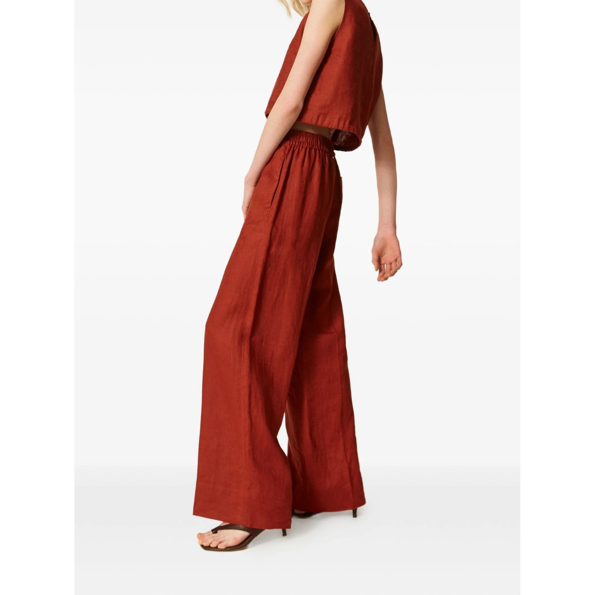 Twin-set Trousers Brown