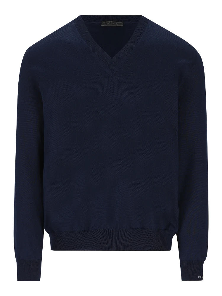 Prada Sweaters Blue