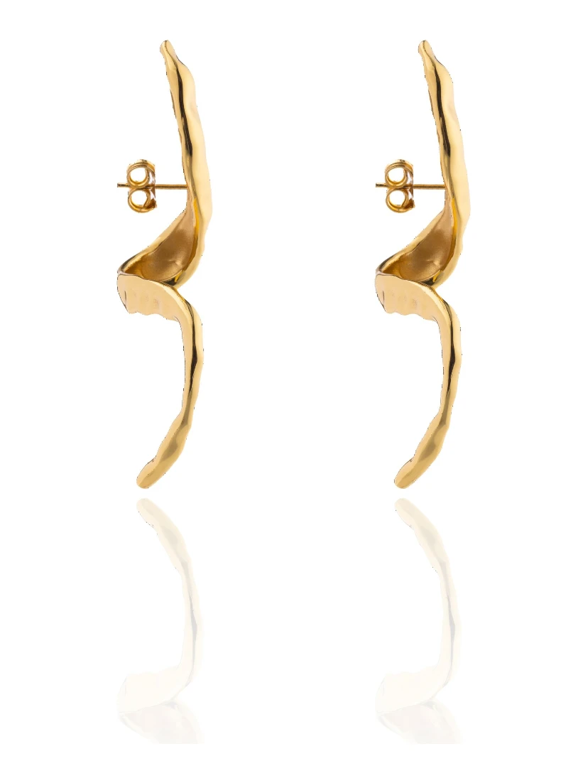 EARRING SNAKE GOLD