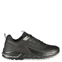 Black Polyurethane Men Sneaker