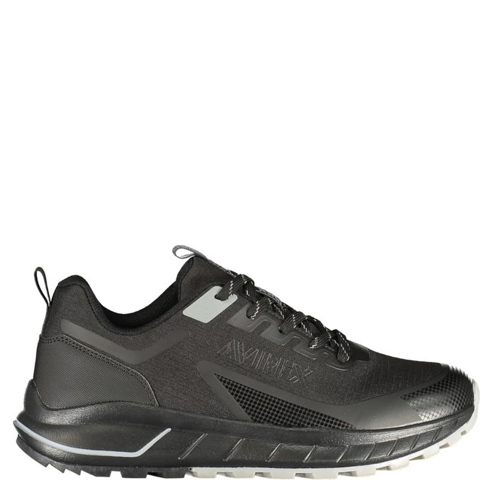 Black Polyurethane Men Sneaker