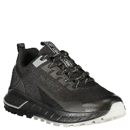 Black Polyurethane Men Sneaker