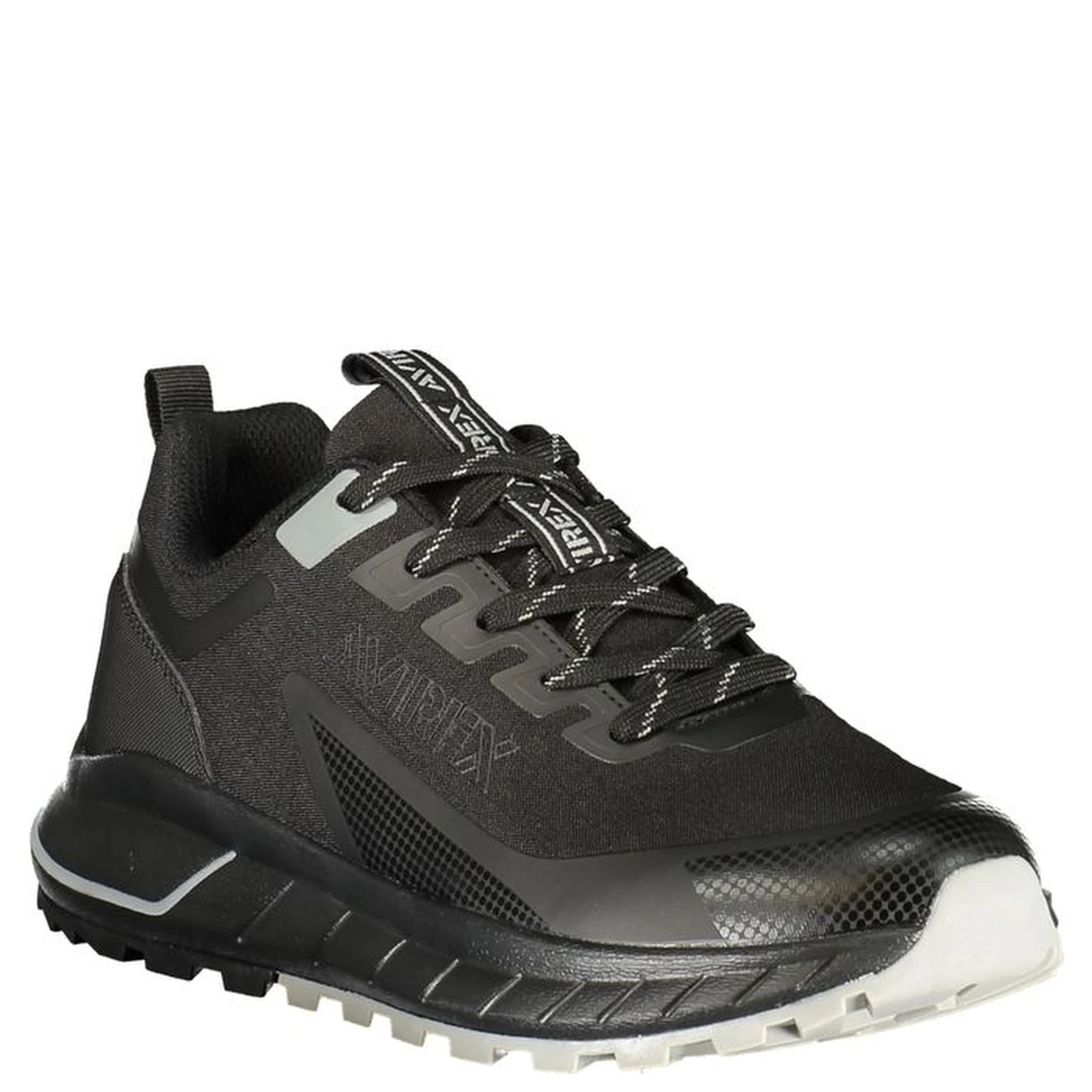 Black Polyurethane Men Sneaker