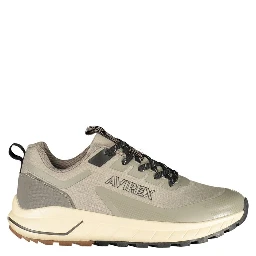 Grigio Polyester Men Sneaker